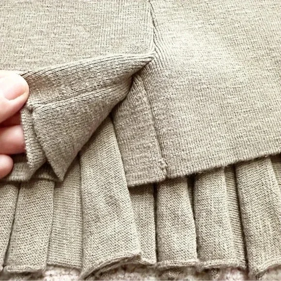 Free people beach• Taupe knitted skort size xs - Picture 7 of 7